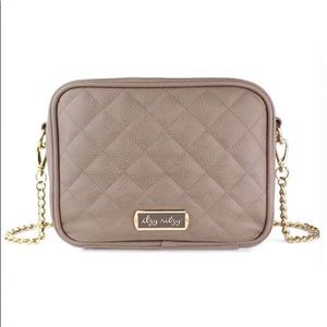 Itzy Ritzy Taupe Double Take Crossbody Diaper Bag